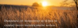 Dumnezeul cel Atotputernic să vă facă să căpătați trecere înaintea omului aceluia... Gen. 43:14